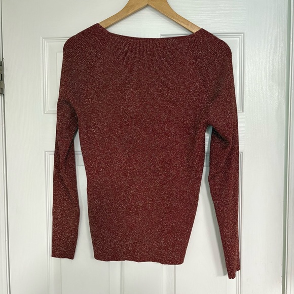 MNG Red/Orange Shimmer Top‎ Size 2XL - Picture 2 of 7